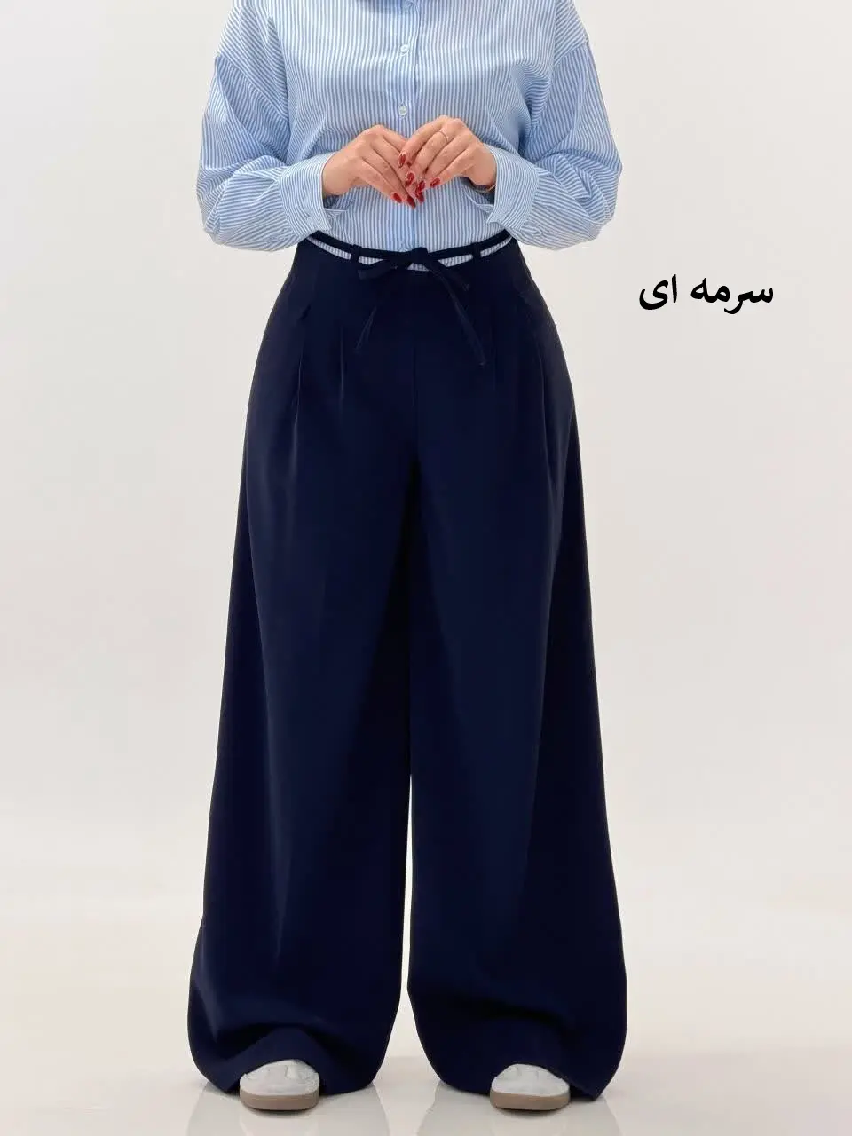 3718-شلوار فول بگ هرمس